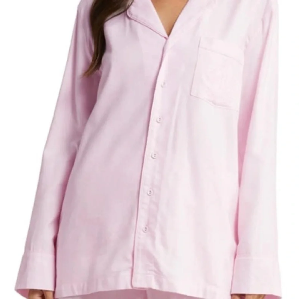 Skims Hotel Sleep Shirt in Cherry Blossom Pink - Picture 4 of 4